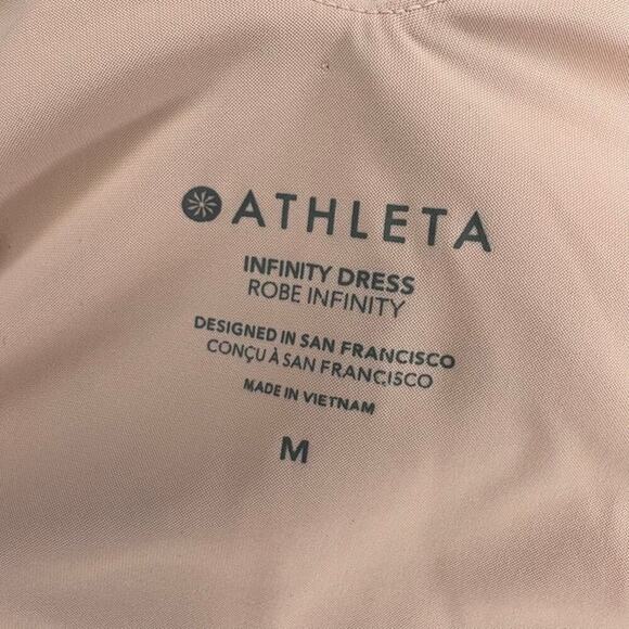 Athleta Infinity Dress In Elegance Pink Floral Golf Tennis Activewear Sz M - Picture 5 of 7